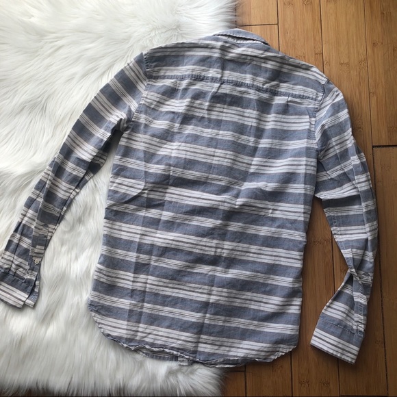 Seven 7 For All Mankind Striped Button Up Shirt - Picture 4 of 4